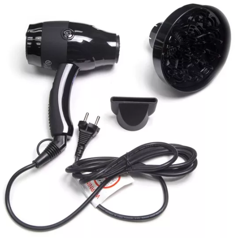 4441 Be-Uni Professional Фен Аутлайн черный с диффузором, 2000-2200 W