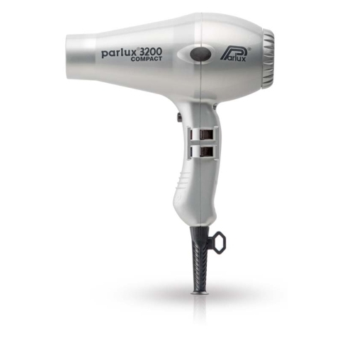 PARLUX 0901-3200 Silver Фен 3200 COMPACT серебристый, 1900 Вт, 2 насадки