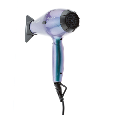 03-110 Chameleon DEWAL Фен Spectrum бирюзовый хамелеон, 2200 Вт, ионизация, 2 насадки