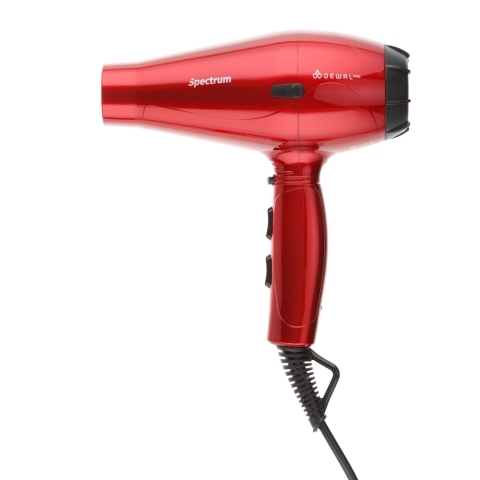 03-110 Red DEWAL Фен Spectrum бирюзовый хамелеон, 2200 Вт, ионизация, 2 насадки