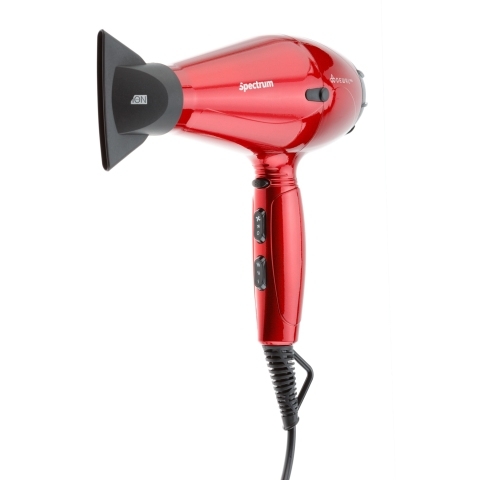 03-110 Red DEWAL Фен Spectrum бирюзовый хамелеон, 2200 Вт, ионизация, 2 насадки