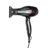 03-119 Black DEWAL Фен Profile Compact, черный, 2000 Вт, ионизация, 2 насадки