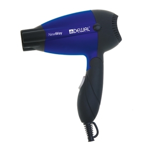 DEWAL 03-5512 Blue Фен дорожный складной New Way, синий, 1000 Вт