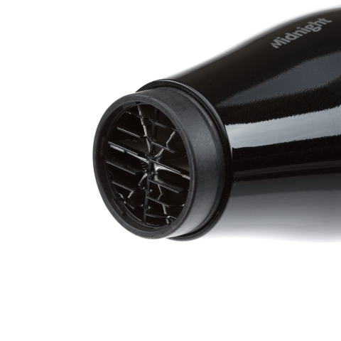 03-107 Black DEWAL Фен Midnight 2000 Вт, 2 насадки, ионизация