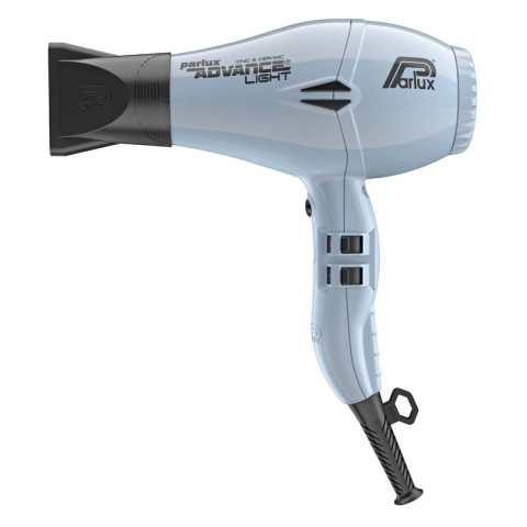 PARLUX 0901-Adv ice Фен Advance Light Ceramic+Ionic , серо-голубой, 2200Вт, ионизация, 2 насадки