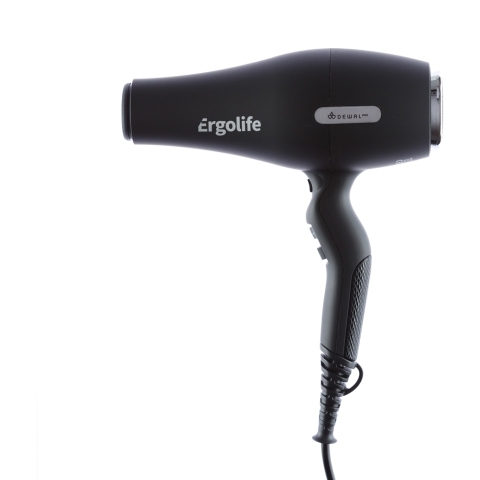 03-001 Black DEWAL Фен ErgoLife, черный, Soft Touch, 2200 Вт