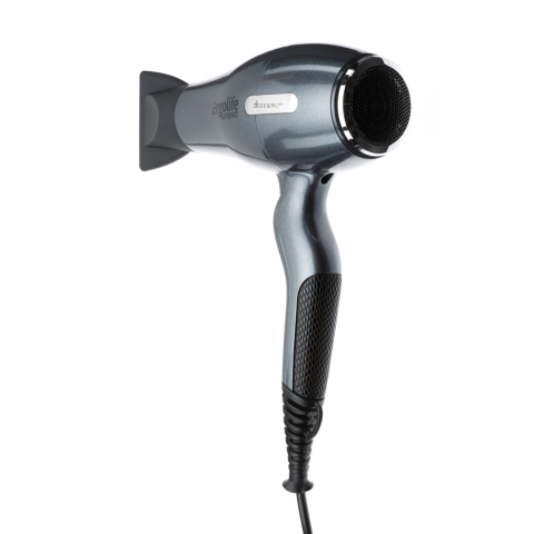 03-002 Grafit DEWAL Фен ErgoLife Compact графит, 2000 Вт, ионизация, 2 насадки