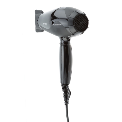 03-109 Black DEWAL Фен Spectrum Compact черный, 2100 Вт, ионизация, 2 насадки