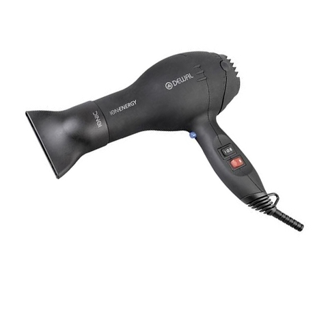 DEWAL 03-8800 Black Фен ION Energy, черный 2000 Вт, 2 насадки
