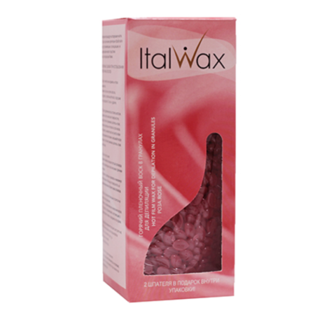 Воск горячий (пленочный) White line ITALWAX Роза гранулы, 250 гр.