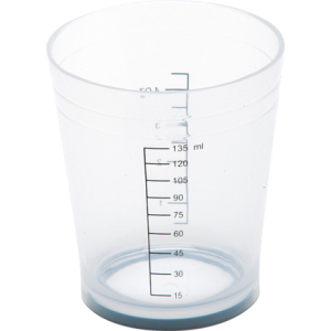 DEWAL JPP064L Стакан мерный белый 135 мл