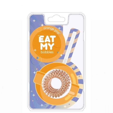 EAT MY Резинка для волос в цвете Апельсиновый леденец, 3 шт.