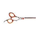 TQ65540S Ножницы парикмахерские филировочные 5,5" TAYO ORANGE, 40 зубцов, эргономичные