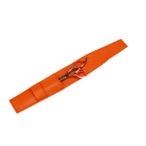 TQ65540S Ножницы парикмахерские филировочные 5,5" TAYO ORANGE, 40 зубцов, эргономичные