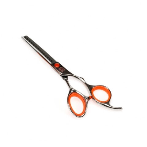TQ65540S Ножницы парикмахерские филировочные 5,5" TAYO ORANGE, 40 зубцов, эргономичные