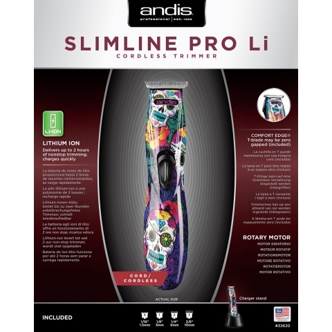 32620 D-8 Триммер для стрижки волос Andis D-8 Slimline Pro SS