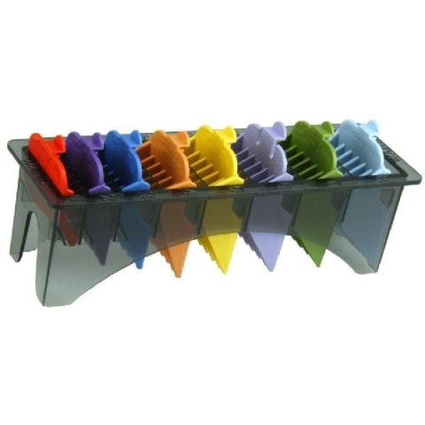 3170-417 Wahl Attachment comb set Набор пластиковых насадок 1-8 мм, цветной