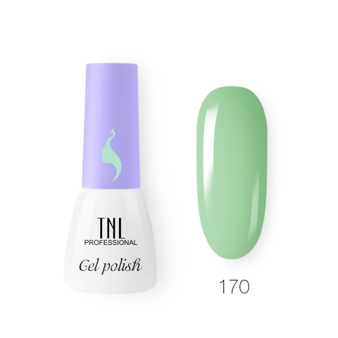 TNL Гель-лак 8 Чувств Mini №170 светло-зеленый, 3,5 мл.