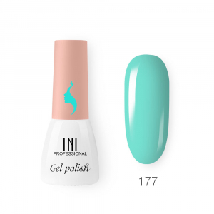 TNL Гель-лак 8 Чувств Mini №177 голубая лагуна, 3,5 мл.
