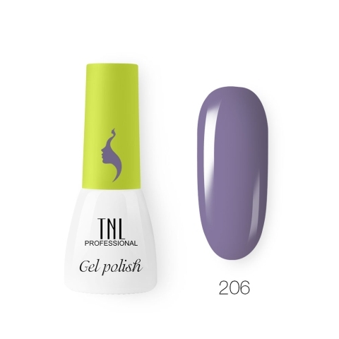 TNL Гель-лак 8 Чувств Mini №206 грозовая туча, 3,5 мл.