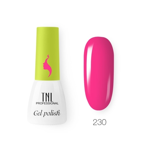 TNL Гель-лак 8 Чувств Mini №230 розовая фуксия, 3,5 мл.