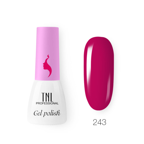 TNL Гель-лак 8 Чувств Mini №243 зимняя вишня, 3,5 мл.