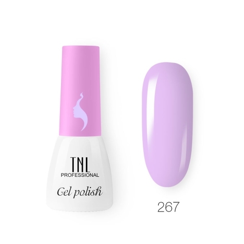 TNL Гель-лак 8 Чувств Mini №267 пастельно-лиловый, 3,5 мл.