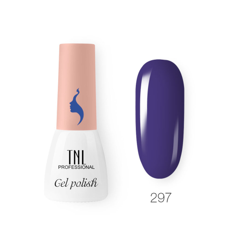 TNL Гель-лак 8 Чувств Mini №297 голубой мираж, 3,5 мл.