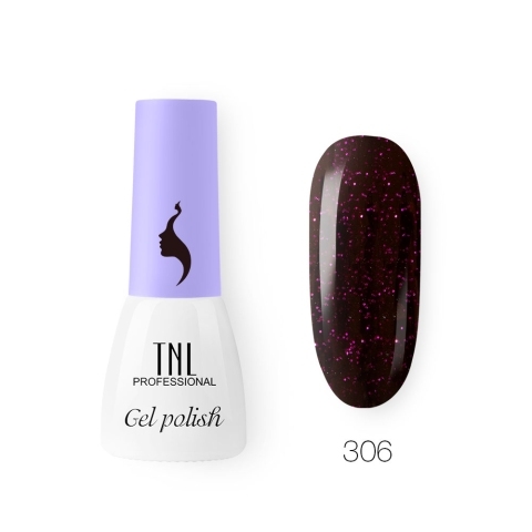 TNL Гель-лак 8 Чувств Mini №306 ягодные звезды, 3,5 мл.