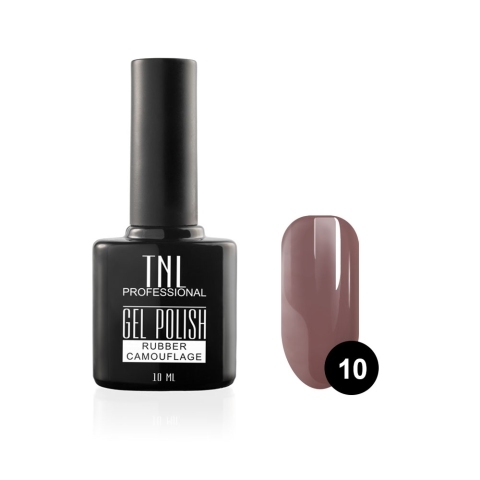 TNL Гель-лак Rubber camouflage №10, 10 мл.