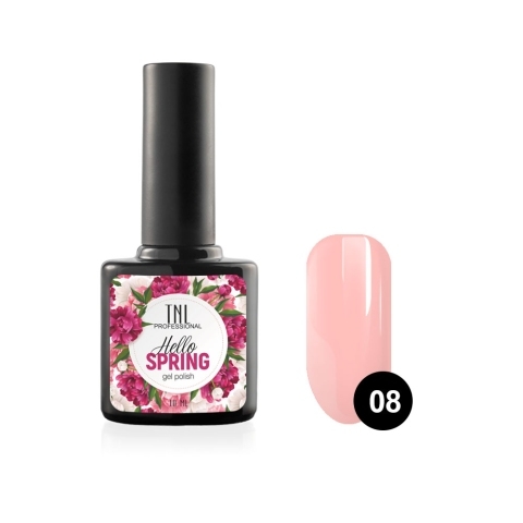 TNL Гель-лак Hello Spring №08 дымчато-розовый, 10 мл.