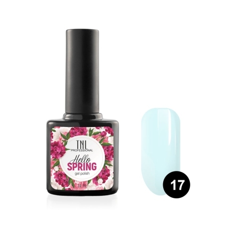 TNL Гель-лак Hello Spring №17 светло-голубой, 10 мл.