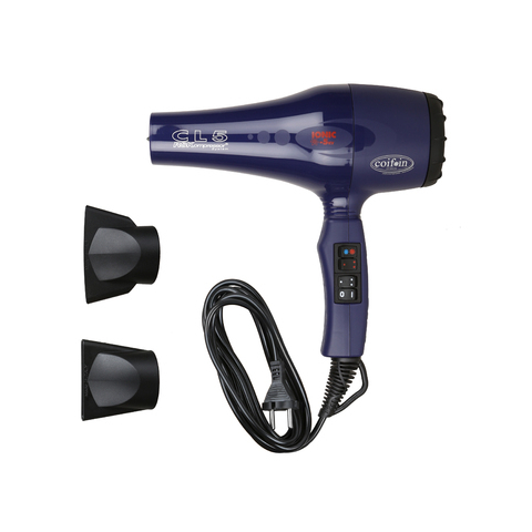 CL5Ri Фен COIF*IN 2300 Вт, 2 насадки, с ионизацией, синий