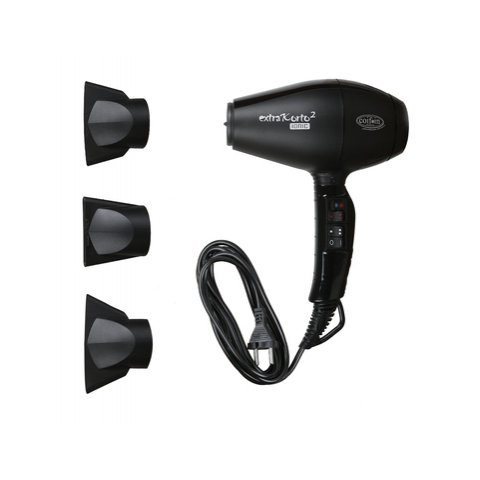 EK2R Фен COIF*IN 2400 Вт, 3 насадки, с ионизацией, чёрный
