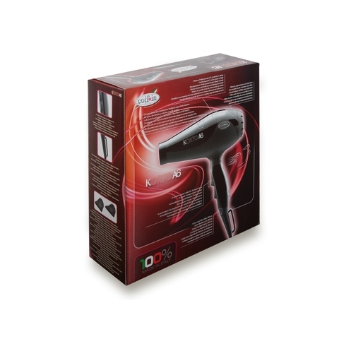 KA6R Фен COIF*IN 2400 Вт, 2 насадки, чёрный