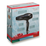 NE1R Фен COIF*IN 2300 Вт, 2 насадки, с ионизацией, чёрный