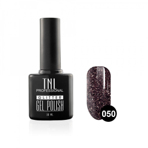 TNL Гель-лак Glitter №50 Ультрамариново-синий, 10 мл.