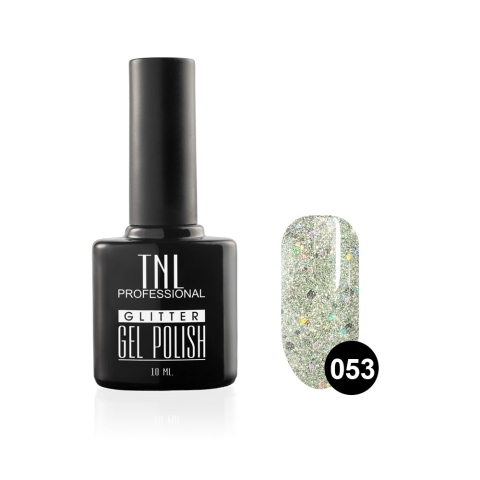 TNL Гель-лак Glitter №53 Бабушкины яблоки, 10 мл.