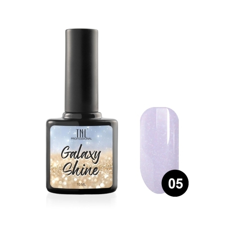 TNL Гель-лак Galaxy shine №05 светло-фиолетовый с шиммером, 10 мл.