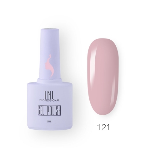 TNL Гель-лак 8 Чувств №121 розовый нектар, 10 мл.