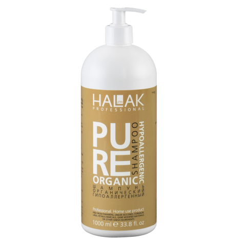 Halak Pure Organic Шампунь гипоаллергенный, 1000 мл.