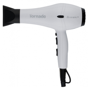 03-8010 White DEWAL Фен Pro Tornado, 2300 Вт, 2 насадки