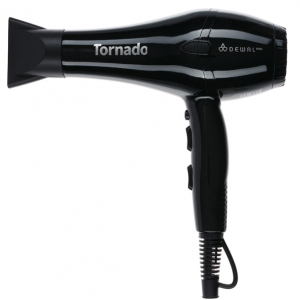 03-8010 Black DEWAL Фен Pro Tornado, 2300 Вт, 2 насадки