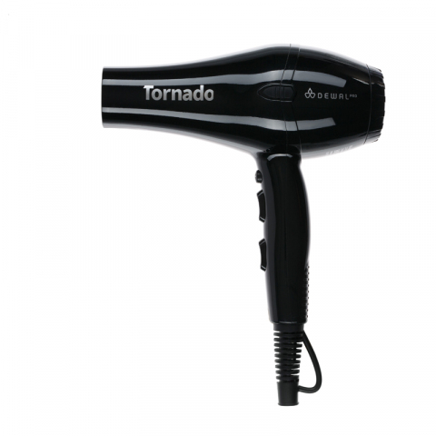 03-8010 Black DEWAL Фен Pro Tornado, 2300 Вт, 2 насадки