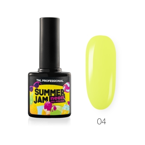TNL Гель-лак Neon Summer Jam №04 - Неоновый лаймовый, 10 мл.