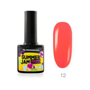 TNL Гель-лак Neon Summer Jam №12 - Неоновый коралловый, 10 мл.