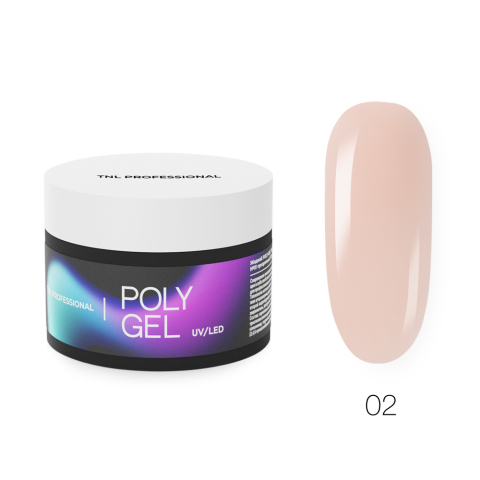 TNL Жидкий Poly Gel №02 - кремовый, 30 мл.