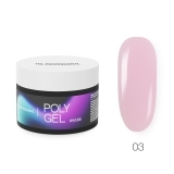 TNL Жидкий Poly Gel №03 - розовый кварц, 30 мл.