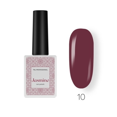 TNL Гель-лак Jasmine №10 гибискус, 10 мл.