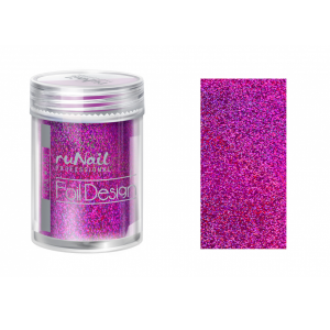 1992 Ru Nail Фольга цвет Малиновый голографик, 1,5 м, туба